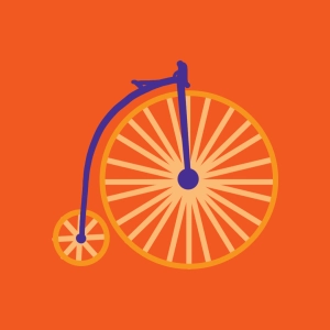 Velocipede - High wheel - Bicycle